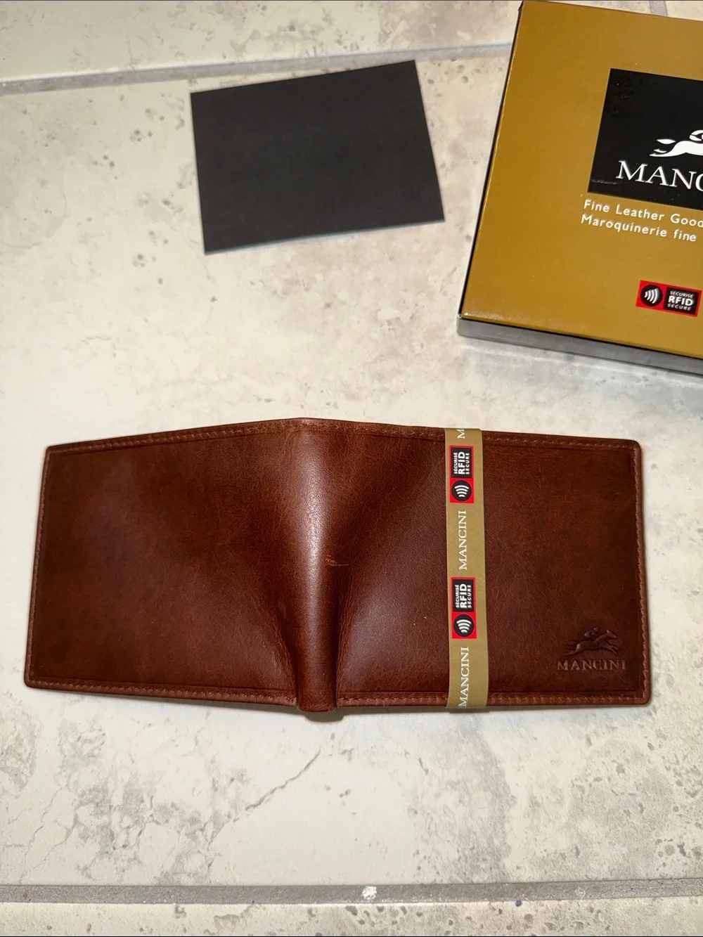 Men's Brown Leather Wallet